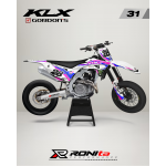 Decal 400 Micron Kawasaki KLX Gordon